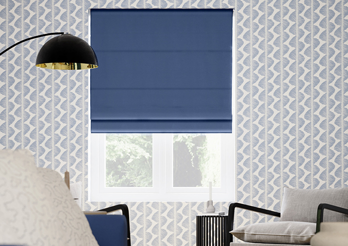 Knightsbridge, Navy - Twist&Fit Roman Blind - Image 3